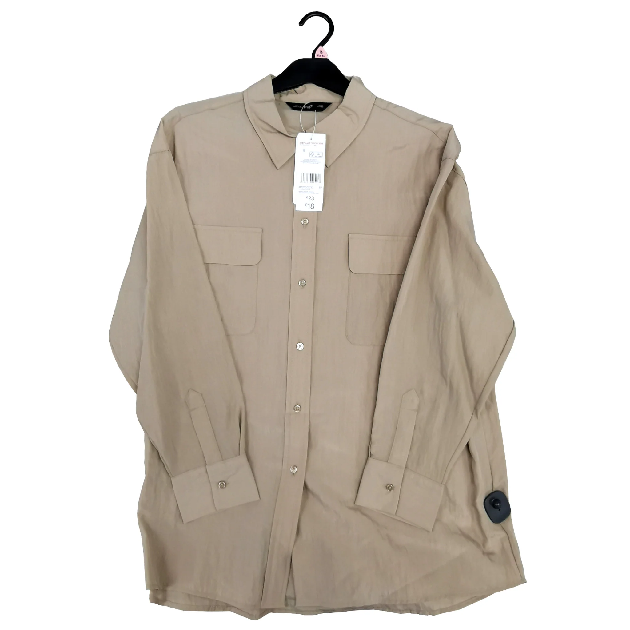 Women’s Cream Utility Shirt | Lyocell Blend - Image 4