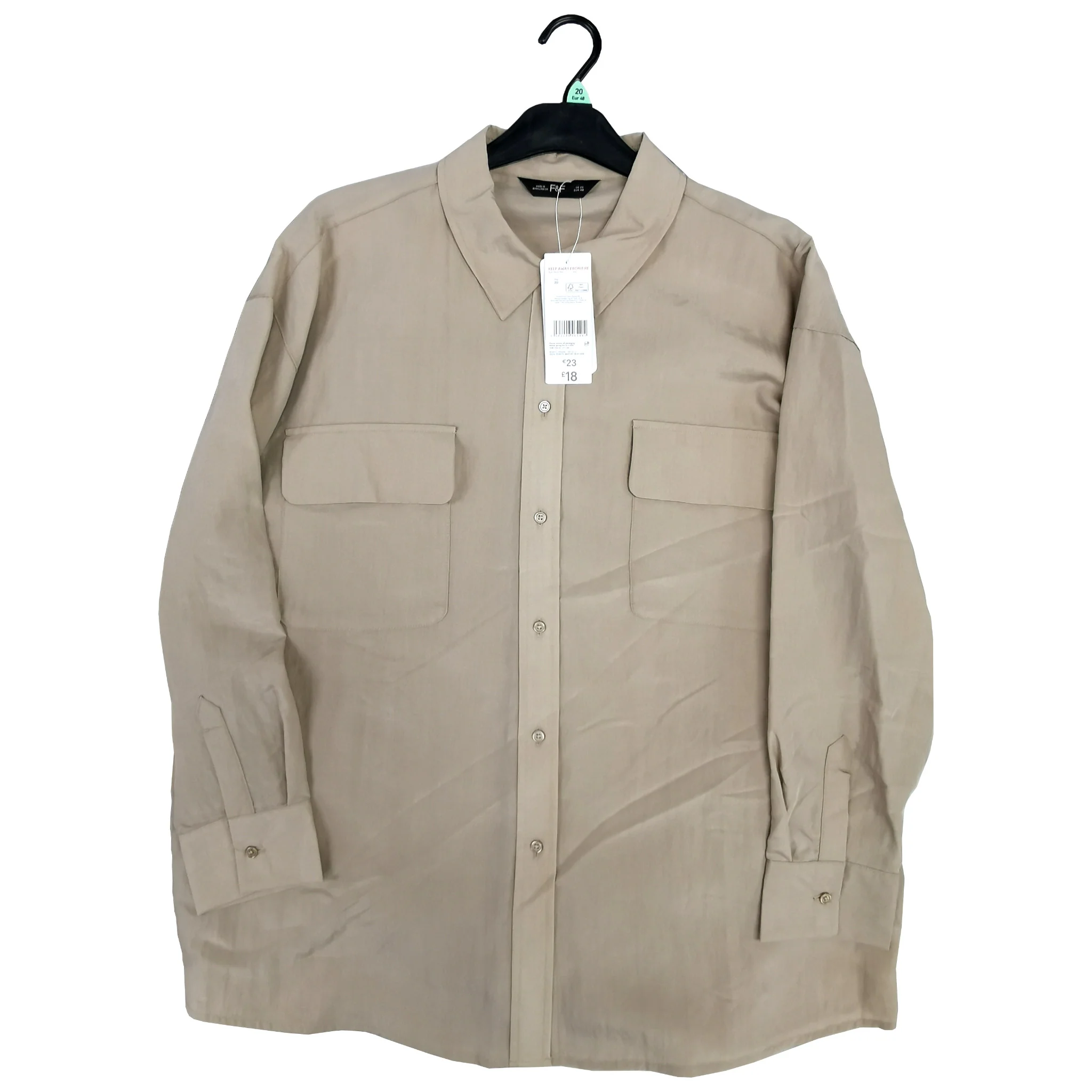 Women’s Cream Utility Shirt | Lyocell Blend - Image 5