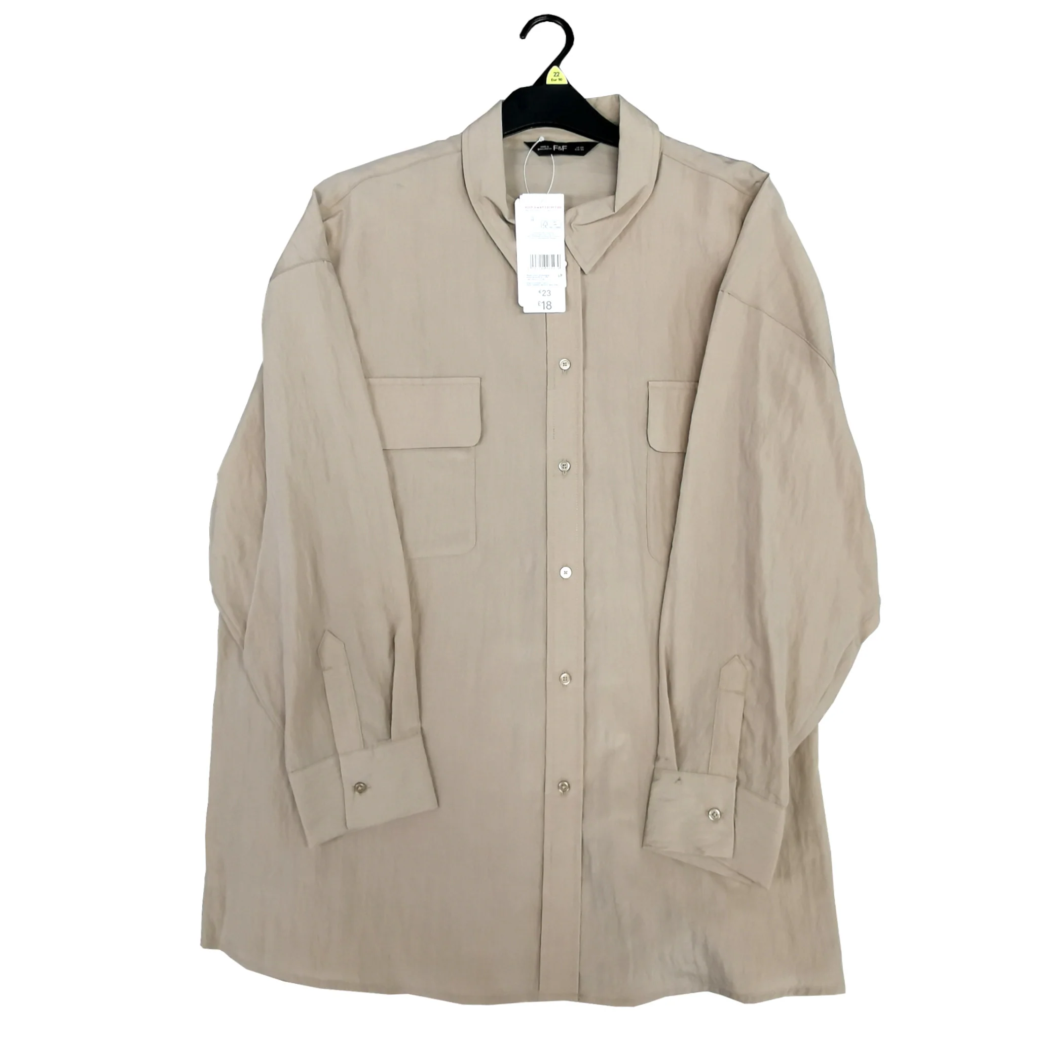 Women’s Cream Utility Shirt | Lyocell Blend - Image 6